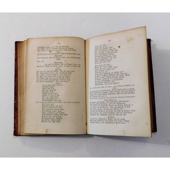 Goethes Werke 1868 German Text Embossed Hardback Book - Picture 5 of 11